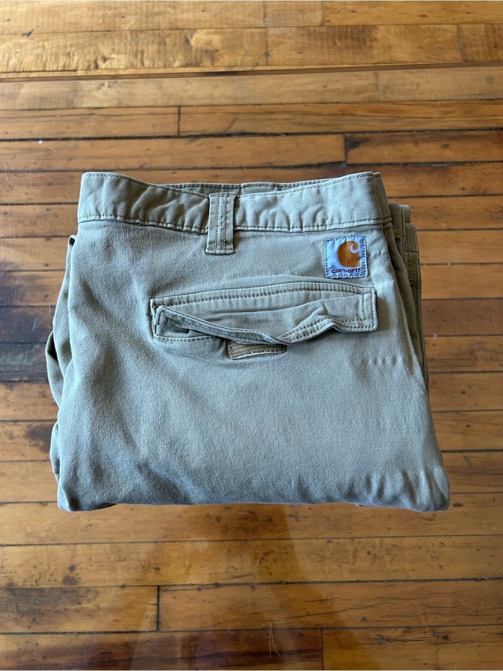 Carhartt Relaxed Fit Cargo Work Pants Tan Khaki 44x30
